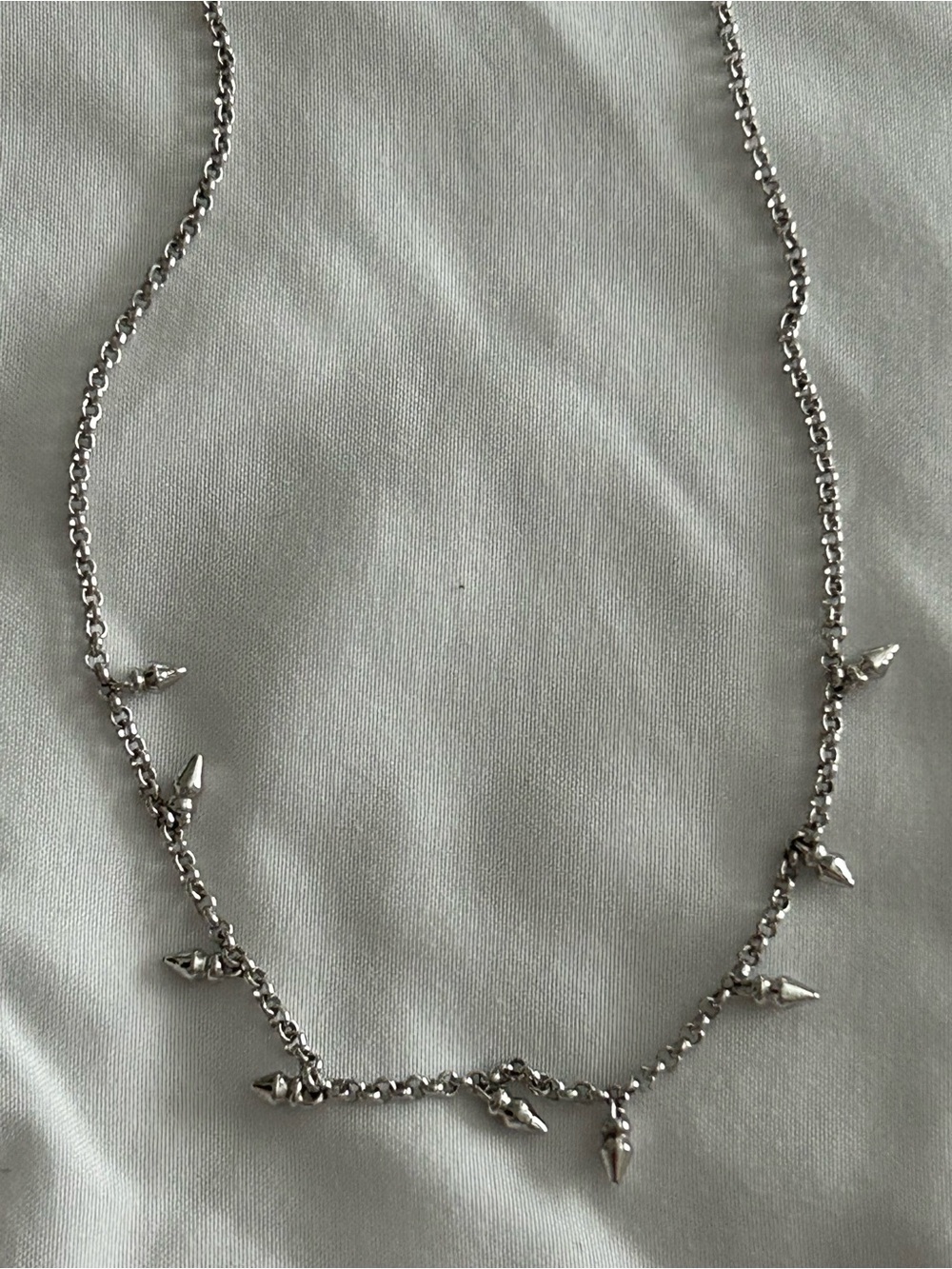 Kendra Scott Silver Bar Logo Necklace